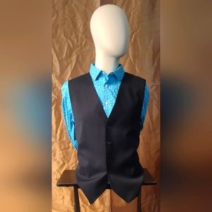 Joseph Abboud dress and casual navy vest. XXL. Italian wool. Never worn.